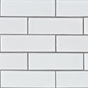 Retro Brick Bianco White Tile